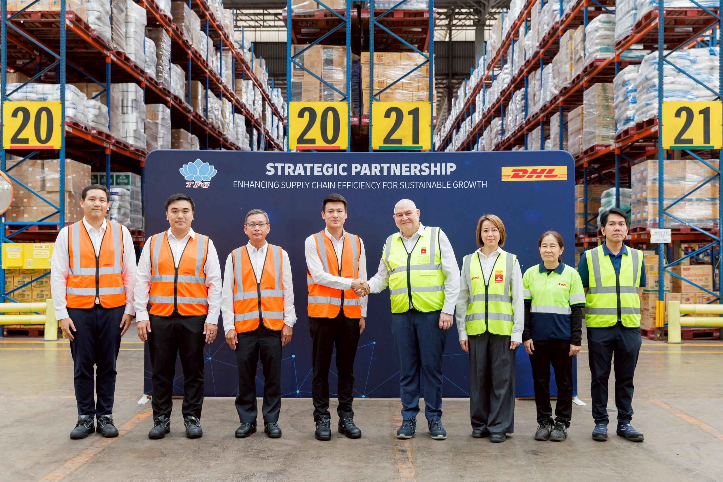 TFG ผนึก “ดีเอชแอล” เปิดศูนย์กระจายสินค้าควบคุมอุณหภูมิในไทย รองรับแผน “Thai Foods Fresh Market”
